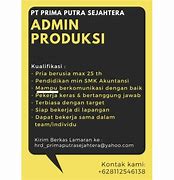 Loker Admin Palembang 2022 November 1